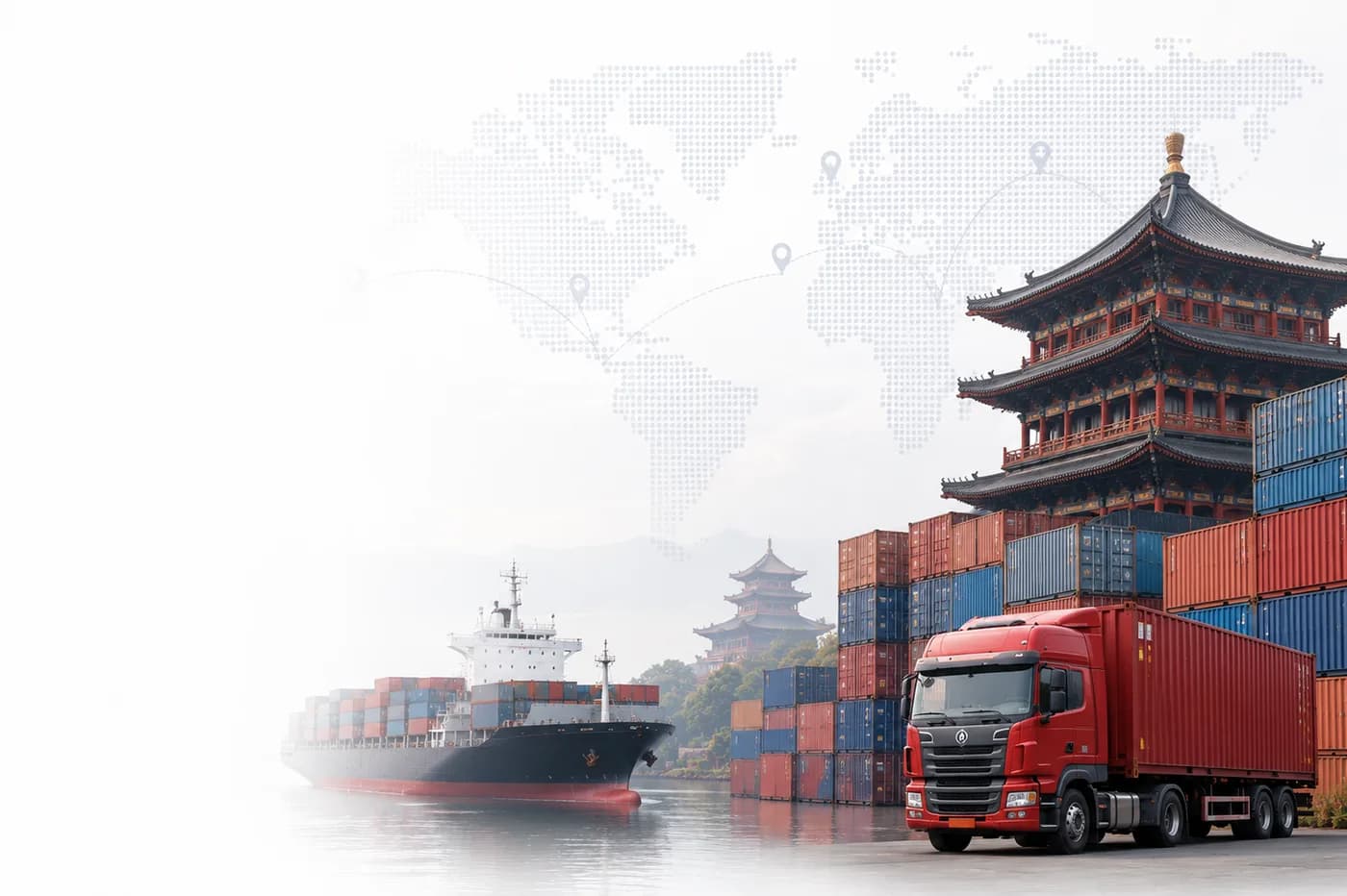 Container terminal in China