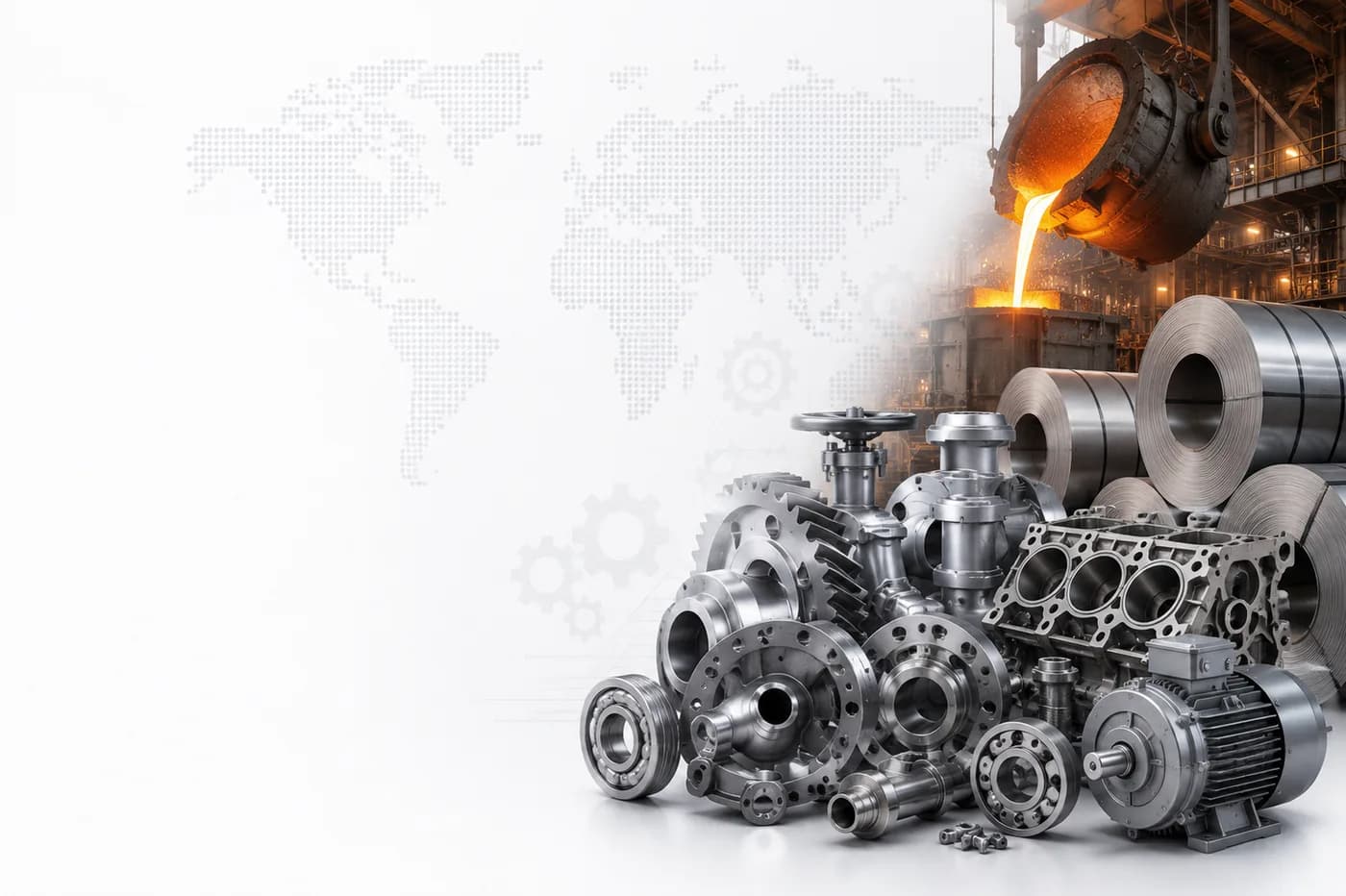 Metal parts and fittings